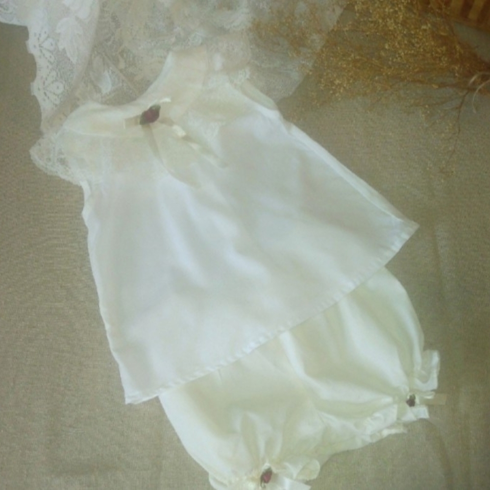 Vintage Cream Kids Matching Set